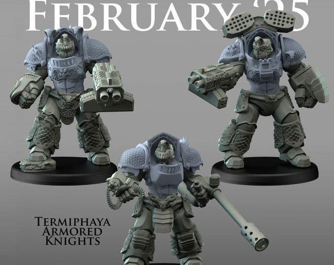 Termiphaya Armored Knights - Alphaya - Sci-Fi Grimdark - Squad