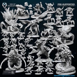 Hive Kelth - Complete Army Bundle - Wildmesh - Tabletop Wargaming for Grimdark | Alternative  | OPR Sci-Fi mini