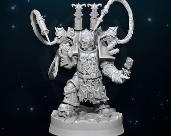 Fabulous Surgeon Miniature - Chaos of Plague - Wildmesh - Tabletop wargaming miniature for Grimdark | OPR | Sci-fi | Chaos mini