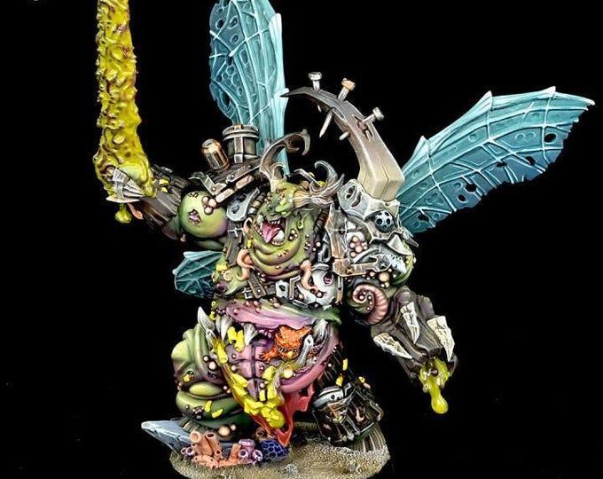 Herald of Morbeth Plague Father - WildMesh - Sci-Fi Grimdark Character Miniature