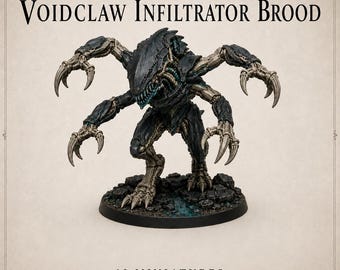 Voidclaw Infiltrator Brood - 1, 5, 10 or 20 Sci-Fi Alien Resin Miniatures - HGM Exclusive