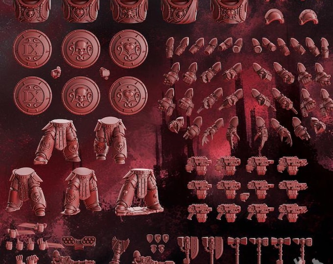 Crimson Wings Destroyers Squad  - DakkaDakka - Tabletop Wargaming for Grimdark | Alternative  | OPR Sci-Fi mini