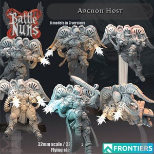 Archon Host - Across the Realms - New Release July 25  - Sci-Fi OPR Grimdark compatible - Tabletop Wargaming Grimdark
