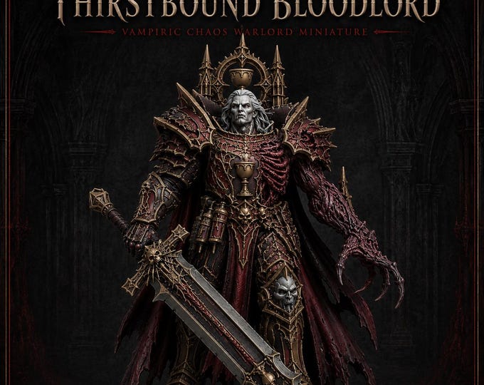 Thirstbound Bloodlord | Vampiric Gothic Resin Commander | HGM Exclusive