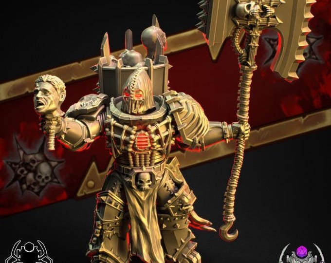 The Bloody Skulls Master of Tormentor – Eight Legs Miniatures – Sci-Fi – Resin Unit