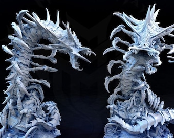 Remorhaz Fantasy Miniature - Mini Monster Mayhem Fantasy Resin Miniature