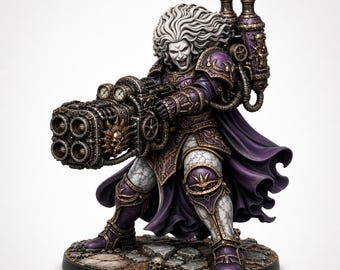 Chaos Of Excess Daughters and Fallen Siege Sisters Of Abyzou 2.0 Special and Heavy Weapons - Marble Legion Highland Gaming Minis Exclusive