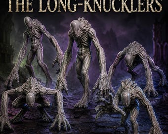 The Long Knucklers – Dark Fantasy Monsters - Highland Gaming Minis Exclusive Sci-Fi Resin Monster
