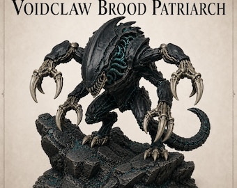Voidclaw Brood Patriarch - 60mm Sci-Fi Alien Resin Leader Miniature - HGM Exclusive