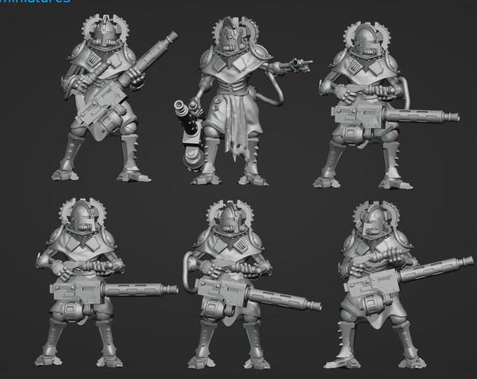 Steelborn Eradictors - Frigid Miniatures - Tabletop Wargaming for Grimdark | Alternative  | OPR Sci-Fi mini