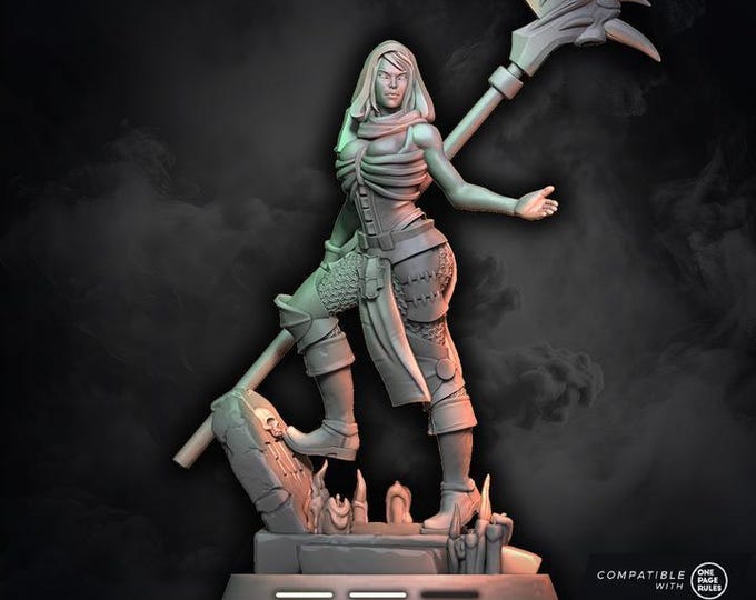 Fantasy Necromancer part 2 - WildMesh - Sci-Fi Grimdark Character Miniature