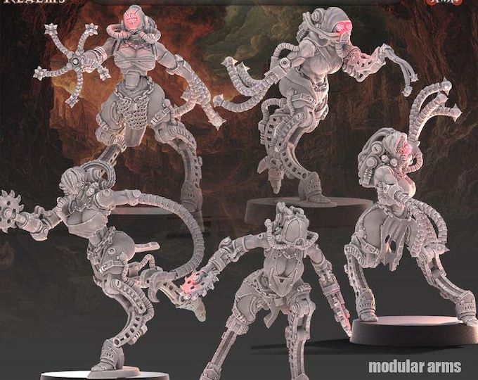 Battle Nun Revenants - Across the Realms - New Release July 25  - Sci-Fi OPR Grimdark compatible - Tabletop Wargaming Grimdark