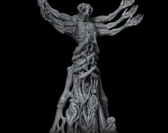 Chaos Demon Sorter of the Damned - Fantasy Miniature  - Rocket Pig Games - Tabletop Wargaming for Grimdark | OPR Sci-Fi & Fantasy Resin Mini