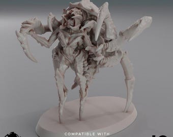 Infected Queen - Deep Hive - Oshounaminis - Tabletop wargaming miniature for Grimdark | OPR | Sci-fi | Alien Bug Proxy | Printed mini