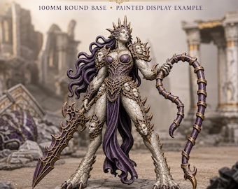 Abyzou Demon Princess - HGM Exclusive Resin Marble Legion Demon Miniature - 2 Poses