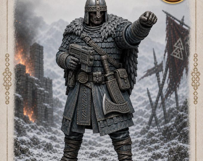 Ironfjord Command Squad | 5 Resin Sci-Fi Viking Specialists | HGM Exclusive