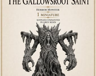 The Gallowsroot Saint - HGM Exclusive Resin Horror Monster Miniature - Multiple Sizes