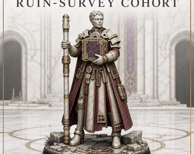 Marble Legion Ruin-Survey Cohort | Choose One or Full 5-Miniature Set | HGM Resin Miniatures
