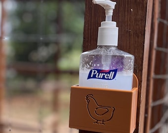 Chicken Coop Hand Sanitizer Holder