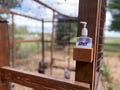 Chicken Coop Hand Sanitizer Holder
