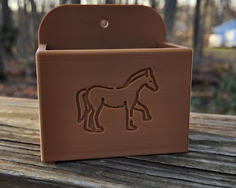 Horse Barn Wall-Mount Hand Sanitizer Holder – 3D Printed Stable Organizer for Barns, Stalls & Pastures