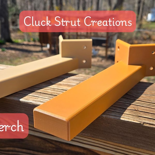 Corner Chicken Perch – Space-Saving Coop Roost – PETG Weatherproof (9.25 inch)