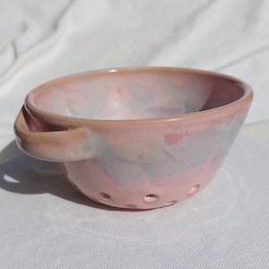 Ciotola per bacche, scolapasta in ceramica, ceramica tornita, ciotola per frullati, contenitore