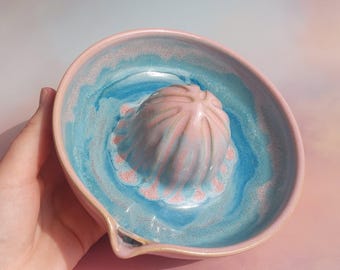 Presse-citron fait main, presse-agrumes, presse-citron, poterie en grès