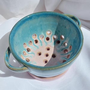 Beerenschüssel, Waschmaschine, Keramiksieb, Rad geworfene Keramik, Smoothie-Schüssel, Lagerung
