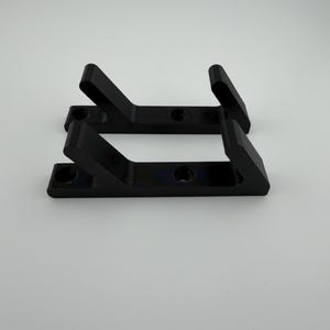 Minimalistische Wandhaken für Kleidung im Doppelpack Schwarz oder Weiß
