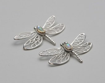 Orecchini Libellule Argento 925 Swarovski - Gioielleria Fegadoli