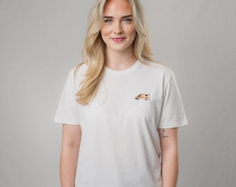RTW T-Shirt, rescue service shirt, unisex shirt with embroidery, emergency doctor T-Shirt, rescue service fan article, organic cotton, high-quality embroidery