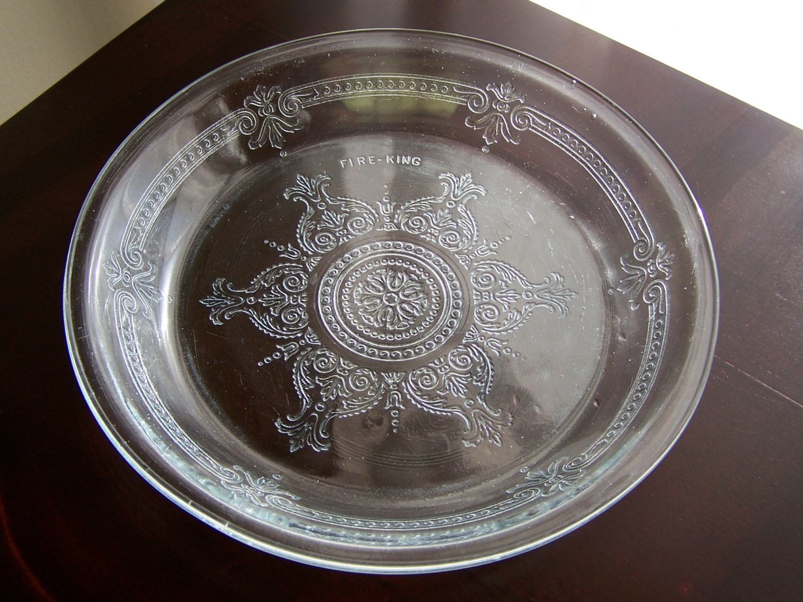 Vintage 1930s Fire King Philbe 8 Depression Glass Pie Etsy