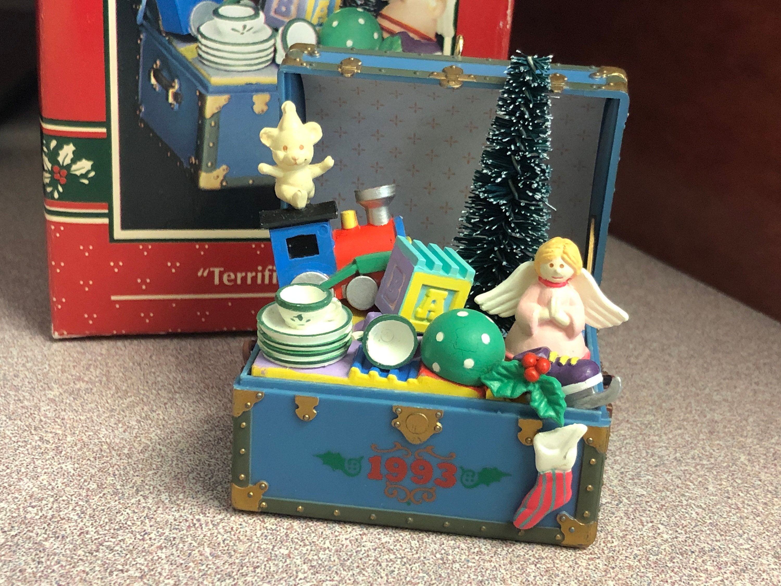 Vintage Enesco Terrific Toys Christmas Ornament 1993 4th in the