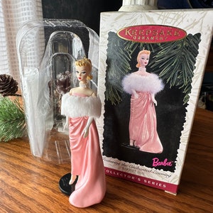 Vintage Hallmark Holiday Barbie Christmas Ornament 1998 Sixth in Series (CR)