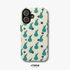 Pear Phone Case | iPhone 16 15 14 13 12 11 Pro Max 8 Plus X Samsung Galaxy S24 S23 S22 S21, Blue Fruits, Fruit Market, Cute Case, Aesthetic