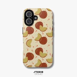 Apple Phone Case | iPhone 16 15 14 13 12 11 Pro Max 8 Plus X Samsung Galaxy S24 S23 S22 S21, Red, Fruit Market, Cute Case, Aesthetic