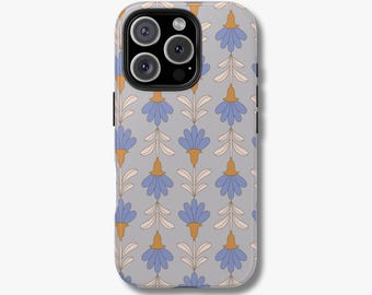 Flower Phone Case | iPhone 16 15 14 13 12 11 Pro Max 8 Plus X Samsung Galaxy S24 S23 S22 S21, Minimalist, Abstract Accessory