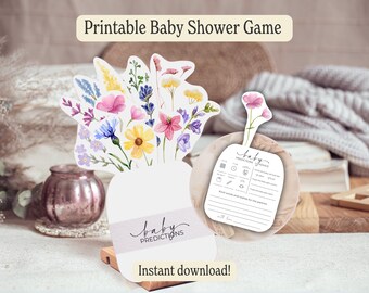 Baby Shower Predictions Game Advice Cards Printable