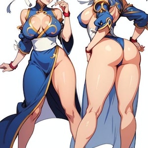 Straßenkämpfer, Chun li Aufkleber