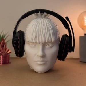 3D bust Suzuka Nakamoto - headphone stand for Babymetal - glasses holder for Babymetal - perfect for fans of Babymetal and Suzuka Nakamoto.