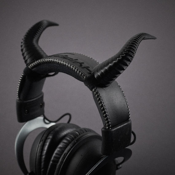 Demon Horns Headphone Attachment, Cosplay Devil Horns, 20+ Colors