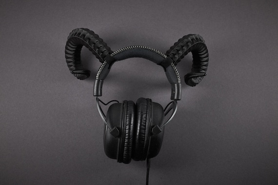 Ram Horns Headphone Attachment, Cosplay Devil Horns, Festival Accessory