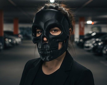 Custom Color 3D Gedruckt Schädel Maske, Cosplay, Halloween, Gothic