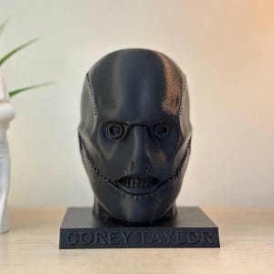 Exklusive Büste von Corey Taylor: Sammleredition in Schwarz (11 cm) - Tribut an den legendären Slipknot-Sänger - Corey Taylor Figur