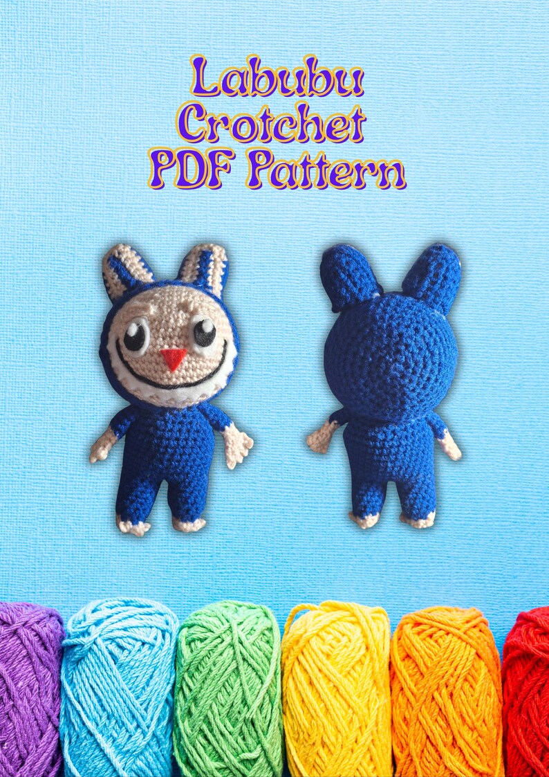 Labubu Inspired Crochet Pattern: Amigurumi Plush Doll (PDF Pattern) - Etsy