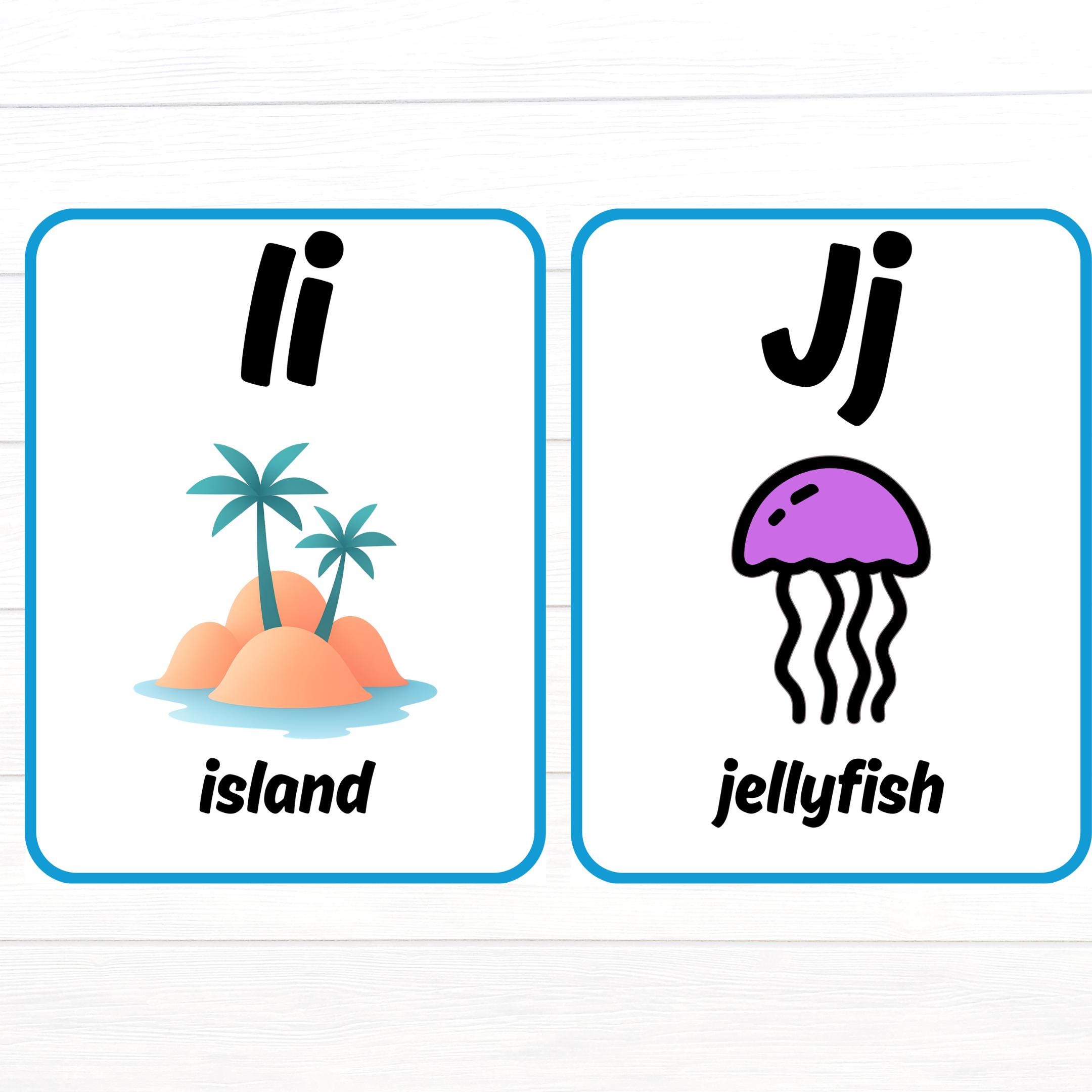 Under the Sea Alphabet Posters Printable Classroom Decor - Etsy