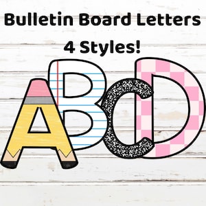 Adorable Classroom Lettering Pack, Customizable Bulletin Board Letters,Back-to-School Display Ideas,Printable Decor for Classrooms, Supplies