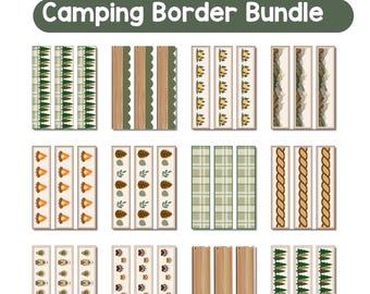 Camping Theme Classroom Borders Bundle
