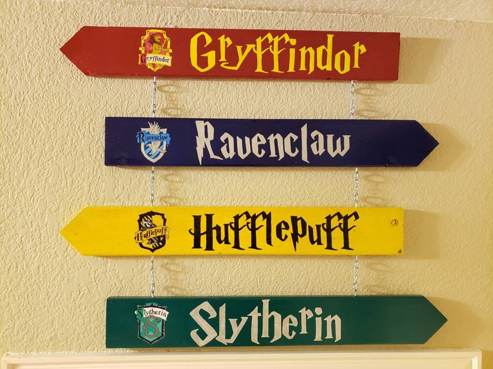 Harry Potter Wood Destination Directional Arrow Customizable | Etsy